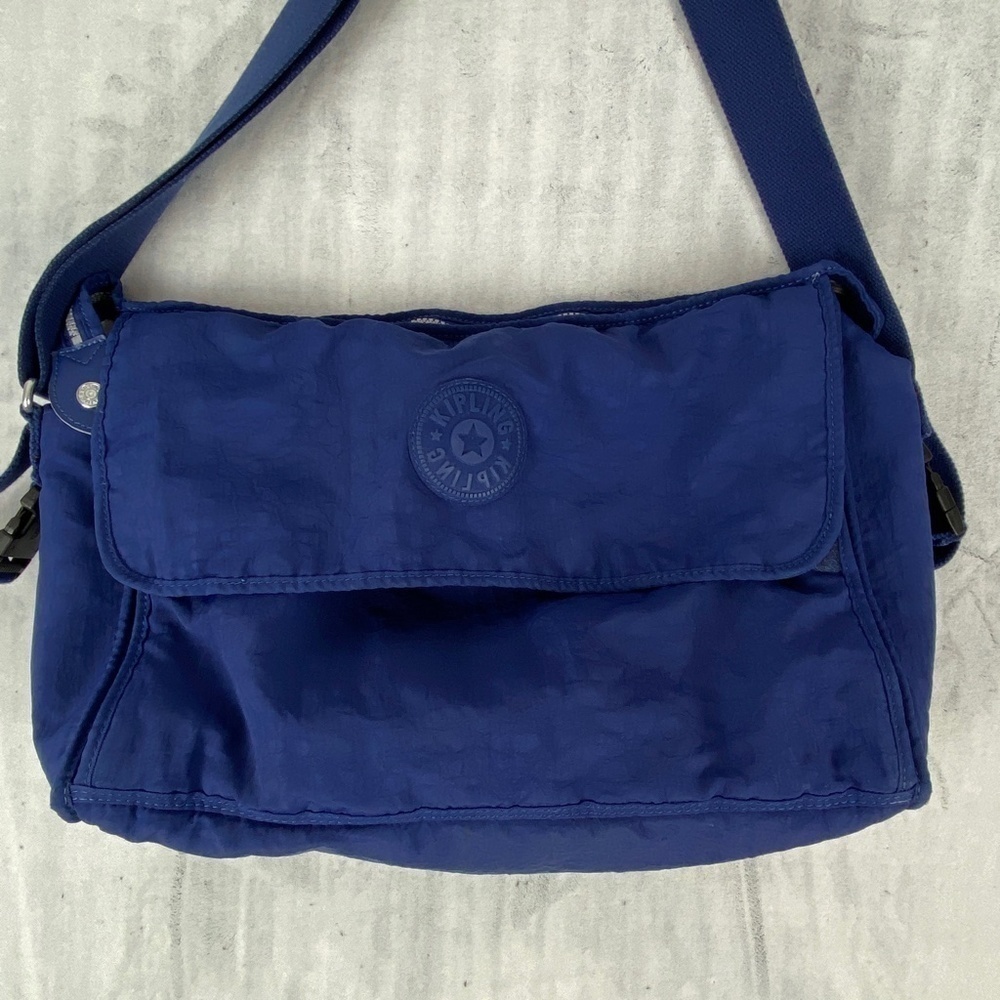 Kipling Blue Padded Supernanny Diaper Bag - 16X11